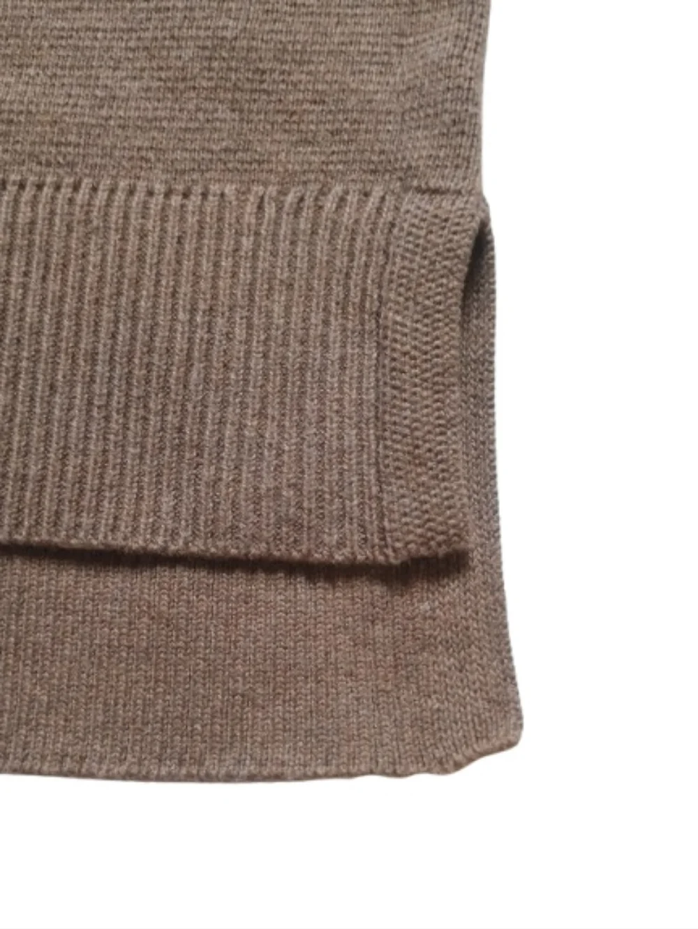 L.L. Bean Women's Crewneck Sweater in Heathered Brown